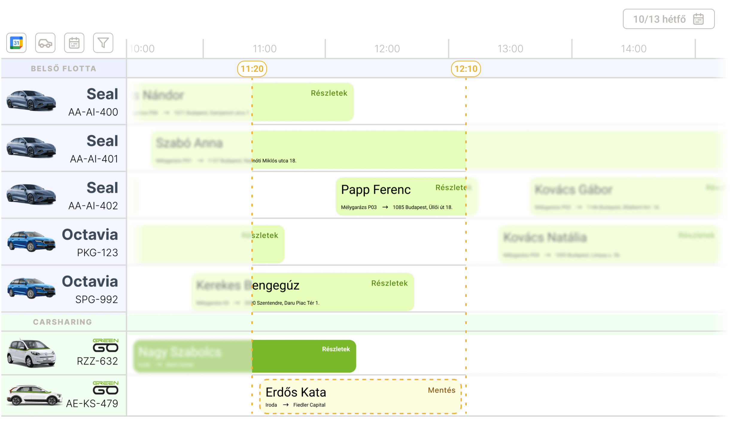 Carsharing és Flottamenedzsment | Sharee